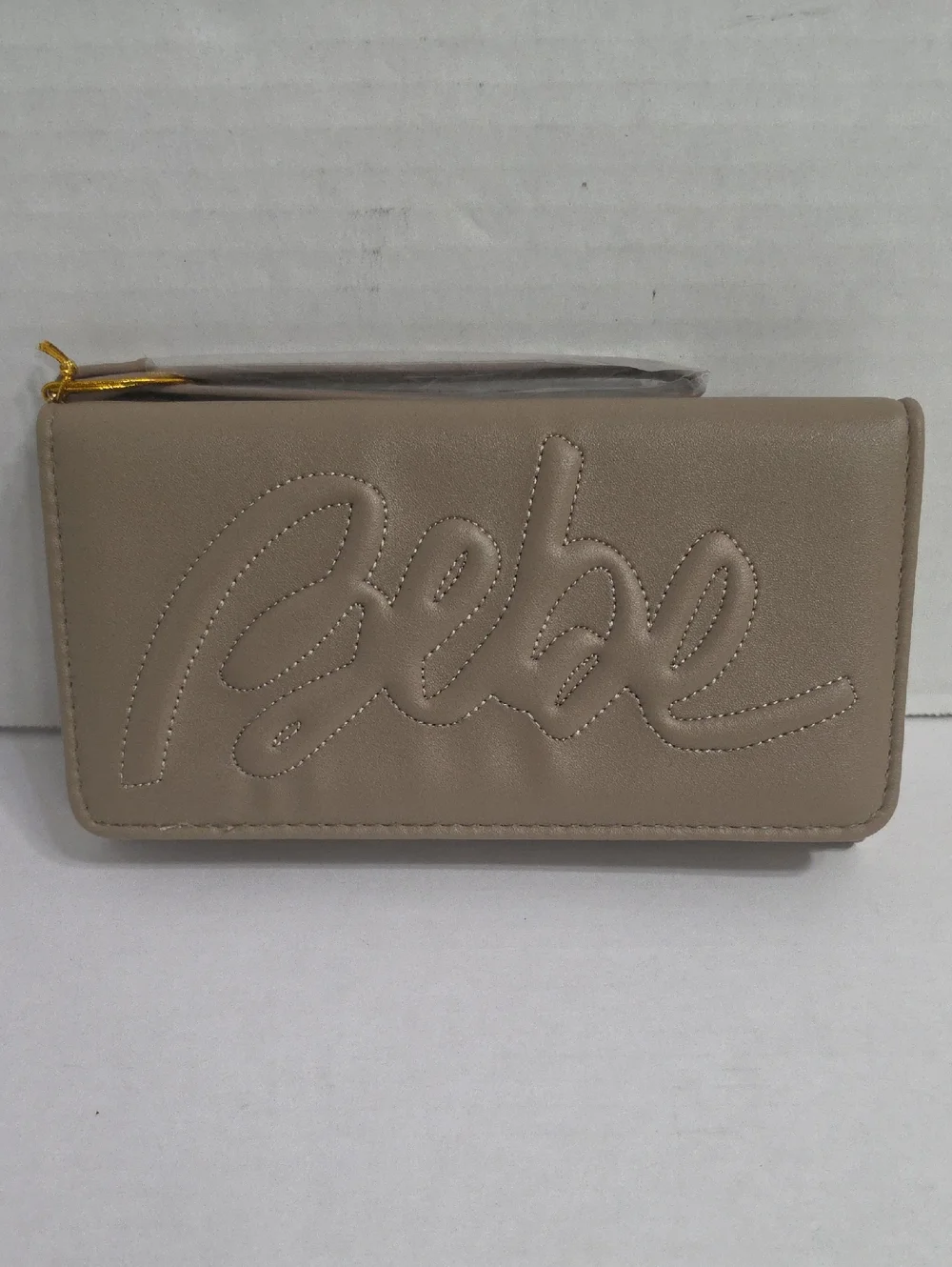 Bebe Louisa Trifold Wallet In Taupe *NWT*